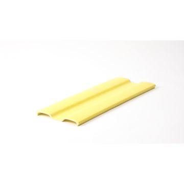 Profilé Polyester garde corps, Plinthe, 150x12.5, épaisseur 3, Jaune.