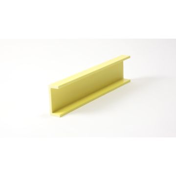 Structure Profilé Polyester U90, 35x8, Jaune.
