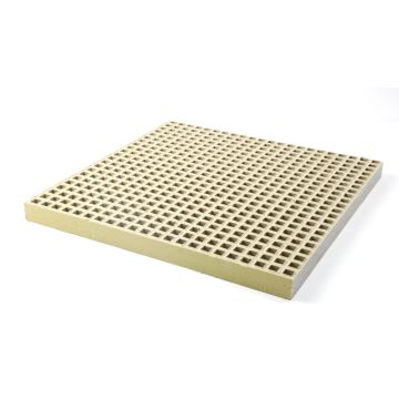 caillebotis polyester maille 19x19 beige ral 1001