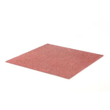 Plaque antidérapante fibres de verre silicée rouge – ep. 5 mm