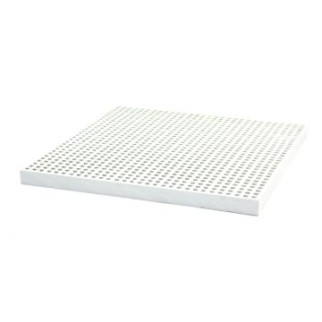 Caillebotis Polyester ISOPHTALIQUE Antidérapant Concave Gris - Maille 13x13mm, Épaisseur 25mm